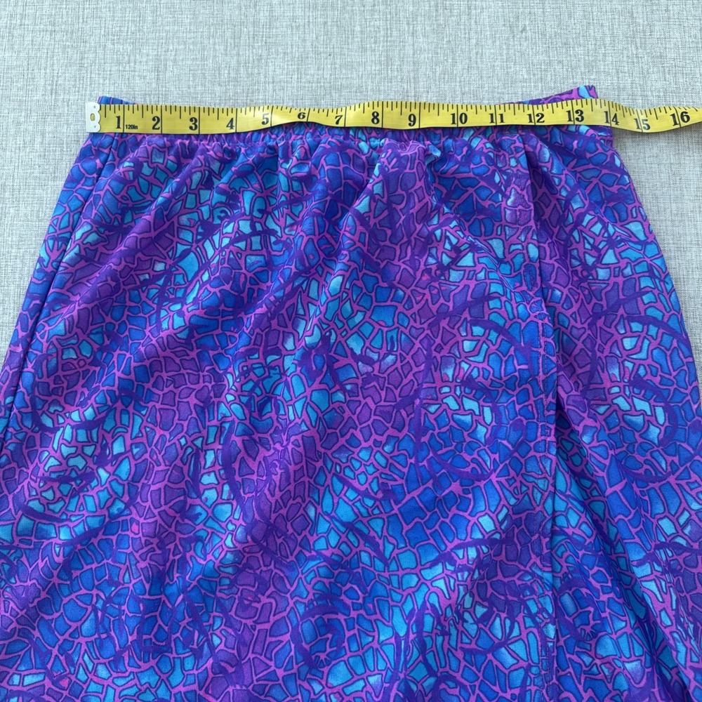 Vintage Jantzen Swimsuit Coverup Skirt Women's Medium Colorful 80s 90s USA Made - Picture 7 of 8